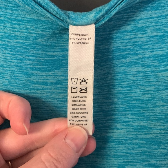 Kyodan teal heathered t-shirt size L - Picture 5 of 5